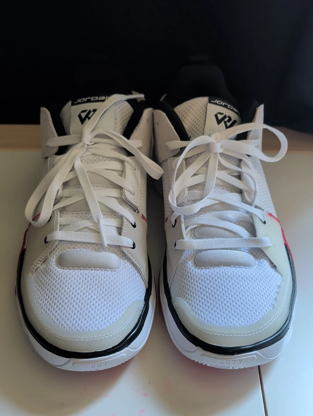 Nike Air Jordan Westbrook One Take 5 Basketball Shoes White/Red FD2335-106 - Picture 2 of 6